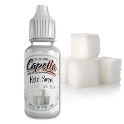 Extra Sweet - Capella Aroma 13ml (DIY)Lieferumfang: 1x Jxtra Sweet - Capella Aroma 13ml (DIY)Empfohlene Dosierung:ca. 2%-5% (0,2-1ml Aroma auf 10ml Basis-Liquid)Bitte die Dosierung an den VG Anteil der Basis anpassen (mehr VG = mehr Aroma)Hinweis:Aromen können NICHT pur gedampft werden. Bitte mit entsprechender Liquid-Basis mischen!   16261Capella Flavours5,80 CHFsmoke-shop.ch5,80 CHF