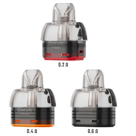 2er Pack - Ersatzkartusche - VPrime Cartridges - OXVA - vers. Ohm