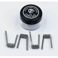 Fumytech Triple Fused Clapton 0,2 ohmFumytech Triple Fused Clapton 0,2 ohm4 Stück vorgefertigte Wicklungen Triple Fused Clapton 0,2ohm von Fumytech.Widerstand: 0,2ohmKern: 3x Kanthal A1 24GaUmwicklung: Kanthal A1 32GaInnendurchmesser: 2,8mmUmdrehungen: 516265Fumytech6,20 CHFsmoke-shop.ch6,20 CHF
