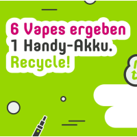 Vape Recycling Bag von SENS - Gratis Entsorgung CHDer Vape Recycling Bag von SENS ermöglicht Ihnen eine nachhaltige Entsorgung Ihrer leeren E-Zigaretten Disposables - Einweg E-Zigaretten.  Einfach online bestellen, gebrauchte Vapes sammeln und per Post kostenlos recyceln lassen. Schon 6 recycelte Geräte ergeben genug Material für einen Handy-Akku. Einweg- Disposables Vapes gehören nicht in den Abfall und gehören in den Sondermüll (gleich wie Batterien) Vielen Dank für deine Mithilfe ! mit dem kostenlosen Recycling Bag kannst du deine Vapes umweltgerecht entsorgenAnwendung: Leere Akkus im Plastikbehälter/Sack sammeln und Bag in deinem Briefkasten oder Poststelle kostenlos abgeben. Die Akkus/Vapes werden umweltgerecht entsorgt / wiederaufbereitet ! Deine Mithilfe nützt der Umwelt, den Kritikern, und uns als Händler ! Wir nehmen auch jederzeit leere Disposables zurück um Sie umweltbewusst zu entsorgen ! Für dich keine Kosten - Für die Natur ein wichtiger Rohstoff zurück ! Bitte niemals Akkus in den Hausmüll (Verbrennung) geben ! Vielen Dank im Vorraus ! 16292Smoke-Shop.ch0,00 CHFsmoke-shop.ch0,00 CHF