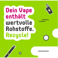 Vape Recycling Bag von SENS - Gratis Entsorgung CHDer Vape Recycling Bag von SENS ermöglicht Ihnen eine nachhaltige Entsorgung Ihrer leeren E-Zigaretten Disposables - Einweg E-Zigaretten.  Einfach online bestellen, gebrauchte Vapes sammeln und per Post kostenlos recyceln lassen. Schon 6 recycelte Geräte ergeben genug Material für einen Handy-Akku. Einweg- Disposables Vapes gehören nicht in den Abfall und gehören in den Sondermüll (gleich wie Batterien) Vielen Dank für deine Mithilfe ! mit dem kostenlosen Recycling Bag kannst du deine Vapes umweltgerecht entsorgenAnwendung: Leere Akkus im Plastikbehälter/Sack sammeln und Bag in deinem Briefkasten oder Poststelle kostenlos abgeben. Die Akkus/Vapes werden umweltgerecht entsorgt / wiederaufbereitet ! Deine Mithilfe nützt der Umwelt, den Kritikern, und uns als Händler ! Wir nehmen auch jederzeit leere Disposables zurück um Sie umweltbewusst zu entsorgen ! Für dich keine Kosten - Für die Natur ein wichtiger Rohstoff zurück ! Bitte niemals Akkus in den Hausmüll (Verbrennung) geben ! Vielen Dank im Vorraus ! 16292Smoke-Shop.ch0,00 CHFsmoke-shop.ch0,00 CHF