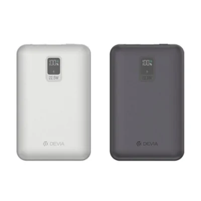 Mini Powerbank 10000mAh mit 2 integrierten Kabeln 22.5W - DEVIAPowerbank mit integrierten Kabeln (USB-C und Lightning).Akku mit einer Kapazität von 10000mAh, der sich schnell mit 2,6A auflädt.Abnehmbare USB-C- und Lightning-Kabel.Maximale Ausgangsleistung von 3A :USB-C: 5V/3A.Lightning: 5V/2A.Übersichtliches Display, auf dem Sie sehen können, ob die Schnellladung aktiviert ist, sowie die verbleibende Laufzeit der Powerbank.Intelligenter Chipsatz mit zahlreichen Schutzfunktionen: Überladung, Temperatur, automatische Abschaltung...16304Efest24,90 CHFsmoke-shop.ch24,90 CHF Mini Powerbank 10000mAh mit 2 integrierten Kabeln 22.5W - DEVIAPowerbank mit integrierten Kabeln (USB-C und Lightning).Akku mit einer Kapazität von 10000mAh, der sich schnell mit 2,6A auflädt.Abnehmbare USB-C- und Lightning-Kabel.Maximale Ausgangsleistung von 3A :USB-C: 5V/3A.Lightning: 5V/2A.Übersichtliches Display, auf dem Sie sehen können, ob die Schnellladung aktiviert ist, sowie die verbleibende Laufzeit der Powerbank.Intelligenter Chipsatz mit zahlreichen Schutzfunktionen: Überladung, Temperatur, automatische Abschaltung...16304Efest24,90 CHFsmoke-shop.ch24,90 CHF