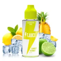 100 ml - Sunset Sorbet- Tropical von T-Juice GB (Shortfill Liquid)