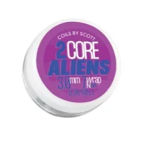 2-Core Aliens 0.30 Ohm - Ni80 - Coils by Scott (2 Stück) Vorgewickelt2-Core Aliens 0.30 Ohm - Ni80 - Coils by Scott (2 Stück) Vorgewickelt2*28G mit 38G Single coil 0.60Ω (ca.).Dual coil 0.30Ω (ca.).7 Umdrehungen.3mm Innendurchmesser.Full Ni80.Leistungsbereich zwischen 40 und 70 Watt.Perfekte Coils für die Verwendung mit Mecha- und regulierten Mods, die eine hohe Leistung bieten.Verkauft als 2 Stück.16312Coils by Scott11,90 CHFsmoke-shop.ch11,90 CHF