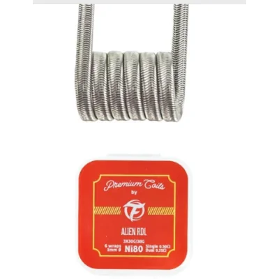 Alien RDL Ni80 0.50 Ohm 3 mm (10 Stück) Vorgewickelte Coils - FumytechAlien RDL Ni80 0.50 Ohm 3 mm (10 Stück) Vorgewickelte Coils - FumytechPremium Coils Full Ni80.3x30G/38G.6 Umdrehungen auf einer 3mm Ø Achse.Wert von 0.50Ω in Single.Perfekt für Ihre RDL Single Coil Atomizer.16320Fumytech11,90 CHFsmoke-shop.ch11,90 CHF Alien RDL Ni80 0.50 Ohm 3 mm (10 Stück) Vorgewickelte Coils - FumytechAlien RDL Ni80 0.50 Ohm 3 mm (10 Stück) Vorgewickelte Coils - FumytechPremium Coils Full Ni80.3x30G/38G.6 Umdrehungen auf einer 3mm Ø Achse.Wert von 0.50Ω in Single.Perfekt für Ihre RDL Single Coil Atomizer.16320Fumytech11,90 CHFsmoke-shop.ch11,90 CHF