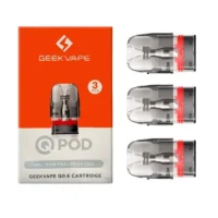 Cartridges Q Pod Side Fill 3ml - Geek Vape (3 Pods) WenaxVerbessern Sie Ihr Dampferlebnis mit den GeekVape Q Pod Side Fill Ersatz-Pods, die für nahtlose Kompatibilität mit den Sonder Q, Sonder Q2, Wenax Q, Wenax Q Pro und Wenax Q Mini Geräten entwickelt wurden. Diese Pods bieten außergewöhnlichen Komfort und Leistung, so dass sie ein Muss für Ihr GeekVape Kit.Jeder Pod verfügt über ein Side-Fill-Design, das ein schnelles und problemloses Nachfüllen ermöglicht, so dass Ihr Lieblings-E-Liquid immer zur Hand ist. Die Pods sind in verschiedenen Widerstandsoptionen erhältlich und eignen sich sowohl für den Mouth-To-Lung (MTL) als auch für den Restricted-Direct-To-Lung (RDTL) Vaping-Stil. Die eingebaute Mesh-Coil-Technologie verbessert die Aromaproduktion und sorgt für ein gleichmäßiges, konsistentes Dampferlebnis, egal ob Sie neu im Dampfen sind oder ein erfahrener Profi.Die Q-Kartuschen von Geekvape, die für ein immer praktischeres Dampferlebnis entwickelt wurden, kommen in einer Side-Fill-Version zurück, die Ihnen das Leben leichter machen wird. Brauchen Sie noch mehr Details? Wir erklären Ihnen unten alles, was Sie über die Q Side Fill Patronen wissen müssen.16322geekvape6,90 CHFsmoke-shop.ch6,90 CHF
