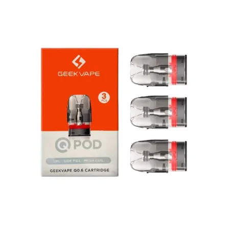 Cartridges Q Pod Side Fill 3ml - Geek Vape (3 Pods) Wenax
