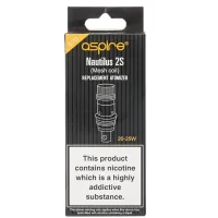 4x ASPIRE Nautilus 2S - 0.4 OHM Verdampferköpfe (offene Packung 4 Coils)