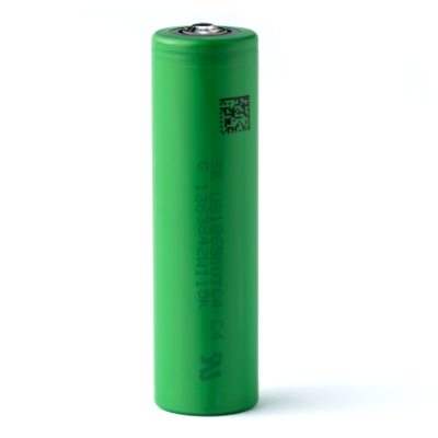 Murata 18650 VTC4 - 3,6V-3,7V 2100mAh Plus Pol erhöht - Lithium-Ionen-AkkuKapazität:2100mAhAnzahl:1 StückEndladestrom:30ABaugröße:18650Pluspol:erhöht (Button Top)Schutzelektronik:ohneZolltarifnummer:85076000Ursprungsland:JapanKurzinfoMurata 18650 VTC4 - 3,6V-3,7V 2100mAh Plus Pol erhöht - Lithium-Ionen-Akku: Lithium-Ionen Akkus sind thermisch stabil und unterliegen keinem Memory-Effekt. Sie arbeiten auf der Basis von Lithium und zeichnen sich durch eine hohe Energiedichte aus.EinsatzgebietEinsatzgebiete: Golfakkus, Akkupacks Werkzeug, Elektro-Scooter, Elektro-Moped, Elektro-Fahrrad, E-Bike, etc.ModellnummerUS18650VTC4Baugröße18650Kapazität2100mAh (min. 2070mAh)Längeca. 67,1mmDurchmesserca. 18,2mmGewichtca. 46 je Akku15425sony5,90 CHFsmoke-shop.ch5,90 CHF