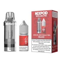 Wotofo NexPod Ersatz-Nachfüll Kartuschen - 7000 - 8ml - 20mg NikotinsalzWotofo nexPOD Kartuschen sind mit 5.5ml Liquid in der Geschmacksrichtung Ihrer Wahl mit 2% (20mg) von Nikotinsalzen vorgefüllt. Die nexMesh Coils Technologie verleiht dem Dampf eine bessere Qualität und einen konstanten Geschmack. Diese vorgefüllten Einweg-Pods können bis zu 5000 Züge liefern.16419Wotofo 11,90 CHFsmoke-shop.ch11,90 CHF