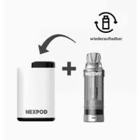 Wotofo nexPod Batterie (ohne Kartusche) 650 mAh Wiederaufladbar USB-CDer Akku des nexPod ist aus einer Aluminiumlegierung gefertigt. Die Oberfläche des nexPod ist aus eloxiertem Aluminium gefertigt, was kleine Kratzer auf der Oberfläche verhindert. Da die Oberfläche von nexPod aus eloxiertem Aluminium besteht, müssen Sie sich keine Sorgen machen, dass die Farbe abblättert. Die Batteriekapazität beträgt 650 mAh, und die hochwertige Batterie des nexPod kann mehr als 500 Mal aufgeladen werden.Du liebst nexPod, möchtest ihn aber bunter haben? Wir haben 4 optionale Farben für Sie zur Auswahl: schwarz, silber, blau und rosarot. Suchen Sie sich eine Farbe aus und passen Sie sie noch heute zu Ihrem Outfit und Ihrer Stimmung.Der hochgelobte nexChip von Wotofo wird in der Batterie des nexPod verwendet. Er bietet Schutz vor Kurzschluss, Überladung, Überentladung, Überspannungsschutz und so weiter.14546Wotofo 6,90&nbsp;CHFsmoke-shop.ch6,90&nbsp;CHF