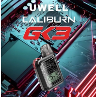 Pod Caliburn GK3 900mAh - Uwell - USB CLieferumfang1 x Mod Caliburn GK31 x Patrone 0.6Ohm1 x 0.9Ohm Patrone1 x USB-C-Kabel1 x Lanyard1 x BenutzerhandbuchDer Caliburn GK3 Pod ist ein echtes Schmuckstück im Retro-Stil, das man nicht übersehen kann!Eingebauter 900mAh-Akku, der sich über USB-C schnell mit 2A aufladen lässt.Einstellbare Leistung bis maximal 25 Watt.Fassungsvermögen von 2,5ml und Befüllung von der Seite.In die Patrone integrierter Mesh-Widerstand.Kompatibel mit allen Kartuschen der G3-Serie.Einstellbare Airflow perfekt für MTL- bis RDL-Züge.Pro-FOCS-Technologie für eine optimale Geschmackswiedergabe und auslaufsichere U²-Technologie.Klares und gut lesbares LCD-Display mit geringem Stromverbrauch.Aktivierung per Knopfdruck oder automatisch durch Inhalation.16425Uwell 21,90 CHFsmoke-shop.ch21,90 CHF