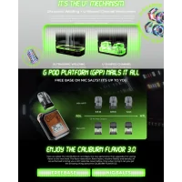 Pod Caliburn GK3 900mAh - Uwell - USB CLieferumfang1 x Mod Caliburn GK31 x Patrone 0.6Ohm1 x 0.9Ohm Patrone1 x USB-C-Kabel1 x Lanyard1 x BenutzerhandbuchDer Caliburn GK3 Pod ist ein echtes Schmuckstück im Retro-Stil, das man nicht übersehen kann!Eingebauter 900mAh-Akku, der sich über USB-C schnell mit 2A aufladen lässt.Einstellbare Leistung bis maximal 25 Watt.Fassungsvermögen von 2,5ml und Befüllung von der Seite.In die Patrone integrierter Mesh-Widerstand.Kompatibel mit allen Kartuschen der G3-Serie.Einstellbare Airflow perfekt für MTL- bis RDL-Züge.Pro-FOCS-Technologie für eine optimale Geschmackswiedergabe und auslaufsichere U²-Technologie.Klares und gut lesbares LCD-Display mit geringem Stromverbrauch.Aktivierung per Knopfdruck oder automatisch durch Inhalation.16425Uwell 21,90&nbsp;CHFsmoke-shop.ch21,90&nbsp;CHF