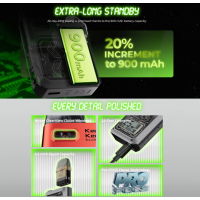 Pod Caliburn GK3 900mAh - Uwell - USB CLieferumfang1 x Mod Caliburn GK31 x Patrone 0.6Ohm1 x 0.9Ohm Patrone1 x USB-C-Kabel1 x Lanyard1 x BenutzerhandbuchDer Caliburn GK3 Pod ist ein echtes Schmuckstück im Retro-Stil, das man nicht übersehen kann!Eingebauter 900mAh-Akku, der sich über USB-C schnell mit 2A aufladen lässt.Einstellbare Leistung bis maximal 25 Watt.Fassungsvermögen von 2,5ml und Befüllung von der Seite.In die Patrone integrierter Mesh-Widerstand.Kompatibel mit allen Kartuschen der G3-Serie.Einstellbare Airflow perfekt für MTL- bis RDL-Züge.Pro-FOCS-Technologie für eine optimale Geschmackswiedergabe und auslaufsichere U²-Technologie.Klares und gut lesbares LCD-Display mit geringem Stromverbrauch.Aktivierung per Knopfdruck oder automatisch durch Inhalation.16425Uwell 21,90 CHFsmoke-shop.ch21,90 CHF