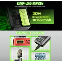Pod Caliburn GK3 900mAh - Uwell - USB CLieferumfang1 x Mod Caliburn GK31 x Patrone 0.6Ohm1 x 0.9Ohm Patrone1 x USB-C-Kabel1 x Lanyard1 x BenutzerhandbuchDer Caliburn GK3 Pod ist ein echtes Schmuckstück im Retro-Stil, das man nicht übersehen kann!Eingebauter 900mAh-Akku, der sich über USB-C schnell mit 2A aufladen lässt.Einstellbare Leistung bis maximal 25 Watt.Fassungsvermögen von 2,5ml und Befüllung von der Seite.In die Patrone integrierter Mesh-Widerstand.Kompatibel mit allen Kartuschen der G3-Serie.Einstellbare Airflow perfekt für MTL- bis RDL-Züge.Pro-FOCS-Technologie für eine optimale Geschmackswiedergabe und auslaufsichere U²-Technologie.Klares und gut lesbares LCD-Display mit geringem Stromverbrauch.Aktivierung per Knopfdruck oder automatisch durch Inhalation.16425Uwell 21,90&nbsp;CHFsmoke-shop.ch21,90&nbsp;CHF