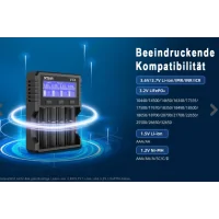 4- Fach Ladegerät Intelligent VX4 - XTARLieferumfang: 1 x 4- Fach Ladegerät Intelligent VX4 - XTAR&nbsp;Intelligentes Ladegerät mit 4 VX4-Steckplätzen von XTAR.Stromeingang: PD2.0 (12V 1.67A), QC3.0 (9V 2A)/5V 2A.Kompatible Akkus: 1.2V Ni-MH, 3.2V LiFePO4, 1.5V Li-Ion, 3.6/3.7V Li-Ion.Akzeptierte Batteriegröße: 10-32mmØ/L: 34-80mm.Ladestrom (pro Anzahl eingelegter Akkus): 3A x 1/2A x 2/1A x 4/0.5A x 4/0.25A x 4.Ladeabschaltspannung: 4.20 ± 0.05V.16426Xtar Charger44,90&nbsp;CHFsmoke-shop.ch44,90&nbsp;CHF