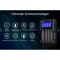 4- Fach Ladegerät Intelligent VX4 - XTARLieferumfang: 1 x 4- Fach Ladegerät Intelligent VX4 - XTAR&nbsp;Intelligentes Ladegerät mit 4 VX4-Steckplätzen von XTAR.Stromeingang: PD2.0 (12V 1.67A), QC3.0 (9V 2A)/5V 2A.Kompatible Akkus: 1.2V Ni-MH, 3.2V LiFePO4, 1.5V Li-Ion, 3.6/3.7V Li-Ion.Akzeptierte Batteriegröße: 10-32mmØ/L: 34-80mm.Ladestrom (pro Anzahl eingelegter Akkus): 3A x 1/2A x 2/1A x 4/0.5A x 4/0.25A x 4.Ladeabschaltspannung: 4.20 ± 0.05V.16426Xtar Charger44,90&nbsp;CHFsmoke-shop.ch44,90&nbsp;CHF