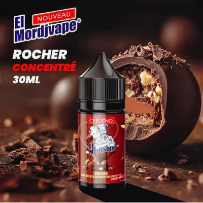 El Mordjvape Rocher 30ml - Cebueno Aroma (DIY)El Mordjvape Rocher 30ml - Cebueno Aroma (DIY)Genießen Sie den unwiderstehlichen Genuss einer cremigen Schokolade, die mit gerösteten Haselnusssplittern bestreut ist.Geschmack: Geschmack: süß wie Schokolade 10ml Flasche16427CEBUENO - Liquids und Aromen FR13,90 CHFsmoke-shop.ch13,90 CHF