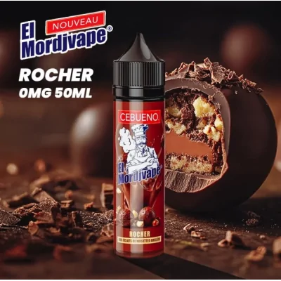 El Mordjvape Rocher 0mg 50ml - Cebueno - ShortfillEl Mordjvape Rocher 0mg 50ml - Cebueno - ShortfillGenießen Sie den unwiderstehlichen Genuss einer cremigen Schokolade, die mit gerösteten Haselnusssplittern bestreut ist.Marke CebuenoLand FrankreichGeschmack GourmandePG/VG-Verhältnis 50/50Verpackung PE-Flasche 60ml mit kindersicherem Verschluss.Inhalt 50mlNikotindosierung 0mg16429CEBUENO - Liquids und Aromen FR19,90 CHFsmoke-shop.ch19,90 CHF