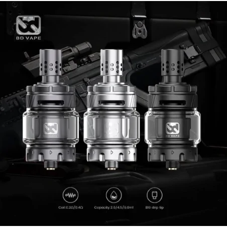 Precisio Blaster 2 - Sub-Ohm - BD Vape - (FertigCoil-Verdampfer) 30mm vers. Farben