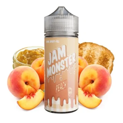 Jam Monster Peach - 0mg 100ml ShortfillJam Monster Peach - 0mg 100ml ShortfillPeach von Jam Monster - Jam Monster haben einen unglaublich fruchtigen Frühstücksgenuss kreiert, saftige Pfirsichmarmelade verschmiert mit einer butterweichen Scheibe Toast!Jam Monster ist ein 75% VG 25% PG e-Flüssigkeit. PG/VG 25/75 - flüssig 00mg überdosiert im GeschmackHerstellungsland: UK10895Monster Vape Laps24,90 CHFsmoke-shop.ch24,90 CHF