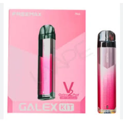 Pod Galex V2 800mAh - Freemax - Podystem - PinkDER Pod im Freemax-Stil!Eingebauter 800mAh-Akku, der über USB-C aufgeladen wird.Leistung zwischen 5 und 15 Watt einstellbar.Seitlich befüllbare 3ml-Kartusche.Kompatible Patronentypen: GX-P in 0,8 und 1,0 Ohm erhältlich.Automatische Aktivierung durch Inhalation.15215Freemax16,90 CHFsmoke-shop.ch16,90 CHF