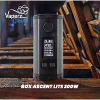 Box Ascent Lite 200W - Vaperz Cloud (2x 18650) - Box ModMit der Ascent Lite Box zeigt uns Vaperz Cloud, dass die Begriffe „kompakt“ und „kolossal“ gar nicht so verschieden sind.Funktioniert mit zwei 18650-Akkus (nicht enthalten).Einstellbare Leistung von 5 bis maximal 200 Watt.Leistungsstarker Chipsatz VC Ascent 200 PCB, die Sicherheit eines elektronischen Mods mit der Leistung eines mechanischen Mods.3 Betriebsarten: Variable Leistung, Bypass, TC. Kompakter 0,96“ OLED-Bildschirm mit anpassbaren Farben.Zerstäuber mit einem Durchmesser von maximal 30 mm werden geflusht.Hergestellt aus CNC-Aluminiumlegierung.16462Vaperz Cloud62,90 CHFsmoke-shop.ch62,90 CHF