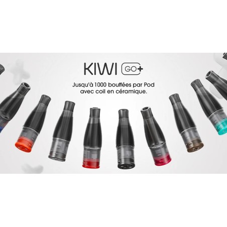 Ersatzkartuschen - Pod Kiwi GO PLUS - Kiwi Vapor - 20 mg (2 Stück)