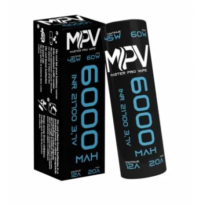21700 Batterie - 6000mAh - 20A - MPV - Master Pro Vape21700 Battery - 6000mAh - 20A - MPV.Kapazität: 6000 mAhNennspannung: 3,7 V.Maximale Entladerate: 45 A.Endspannung des Ladezyklus: 4.2V : 0.05V.Chemietyp: Li-Ion.Lieferumfang: 1 Batterie14758MPV - Master Pro Vape14,90 CHFsmoke-shop.ch14,90 CHF 21700 Batterie - 6000mAh - 20A - MPV - Master Pro Vape21700 Battery - 6000mAh - 20A - MPV.Kapazität: 6000 mAhNennspannung: 3,7 V.Maximale Entladerate: 45 A.Endspannung des Ladezyklus: 4.2V : 0.05V.Chemietyp: Li-Ion.Lieferumfang: 1 Batterie14758MPV - Master Pro Vape14,90 CHFsmoke-shop.ch14,90 CHF