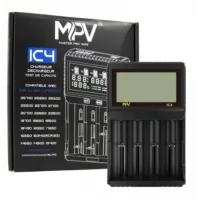 IC4 Charger - MPV Ladegerät für - 18650 20700 21700Master Pro Vape, das Genie der Premium-Akkuladegeräte, erfüllt einmal mehr die Bedürfnisse des Marktes für elektronische Zigaretten. Mit dem IC4-Ladegerät (mit USB-C-Kabel geliefert), lädt der Hersteller uns ein, ein leistungsfähiges Gerät zu entdecken, das bis zu 4 Batterien mit Li-Ion, NiMH und NiCad Chemie empfangen kann. Neuer Verbündeter der großen Vapoteure, dieses Zubehör für nomadische Vapoteure zeigt eine Ladegeschwindigkeit von 0,5A pro Steckplatz, das heißt, 2A maximal für die 4. Darüber hinaus ist es möglich, die Ladeleistung zwischen 0,5A, 0,8A, 1A oder 2A einzustellen.Neben der an die MPV-Produkte angelehnten Funktion „battery reviver“ verfügt das IC4 über eine 0,5A-Batterieentladeoption und einen nützlichen Kapazitätstestmodus. Dieses Ladegerät ist mit den Formaten 10440 bis 26700 kompatibel und verfügt über einen TFT-Bildschirm, der als echter Kontrollcomputer fungiert und es Ihnen ermöglicht, den Fortschritt des Ladevorgangs zu verfolgen und zwischen den verschiedenen Ladeströmen zu wählen. Blitzschlag garantiert!Technische Daten:Marke: MPVHerkunft : ChinaKompatible(s) Format(e): 10440, 14500, 14650, RCR16340, 16650, 17500, 17650, 17670, 18350, 18490, 18500, 18650, 20700, 21700, 22700, 26650 und 26700Batterien im Lieferumfang: Nein16552MPV - Master Pro Vape26,90&nbsp;CHFsmoke-shop.ch26,90&nbsp;CHF