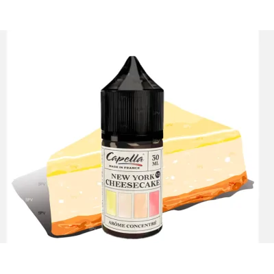 New York Cheesecake V2 - Capella France Aroma 30ml (DIY)New York Cheesecake V2 - Capella France Aroma 30ml (DIY)Lieferumfang: 1x New York Cheesecake V2 - Capella France Aroma 30ml (DIY)30ml&nbsp;Sweet&nbsp;Vanilla&nbsp;Cheesecake&nbsp;Shortcrust pastry&nbsp;Lemon zest&nbsp;0 mg&nbsp;10&nbsp;15&nbsp;At least 15 days&nbsp;made in France Capacity (ml)30mlFlavorsSweetAromasVanilla, Cheesecake, Shortcrust pastry, Lemon zestNicotine content in mg/ml0 mgRecommended dosage10, 15Maturing TimeAt least 15 daysCountry of manufacturemade in France&nbsp;16560Capella Flavours10,90&nbsp;CHFsmoke-shop.ch10,90&nbsp;CHF
