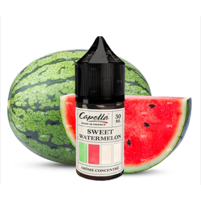 Sweet Watermelon - Capella France Aroma 30ml (DIY)Sweet Watermelon - Capella France Aroma 30ml (DIY)Lieferumfang: 1x Sweet Watermelon - Capella France Aroma 30ml (DIY)30ml Fruity Watermelon Capacity (ml)30mlFlavorsFruityAromasWatermelonNicotine content in mg/ml0 mgRecommended dosage15, 10Maturing TimeFrom 2 to 3 daysCountry of manufacturemade in France16563Capella Flavours10,90 CHFsmoke-shop.ch10,90 CHF Sweet Watermelon - Capella France Aroma 30ml (DIY)Sweet Watermelon - Capella France Aroma 30ml (DIY)Lieferumfang: 1x Sweet Watermelon - Capella France Aroma 30ml (DIY)30ml Fruity Watermelon Capacity (ml)30mlFlavorsFruityAromasWatermelonNicotine content in mg/ml0 mgRecommended dosage15, 10Maturing TimeFrom 2 to 3 daysCountry of manufacturemade in France16563Capella Flavours10,90 CHFsmoke-shop.ch10,90 CHF