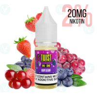 Twist E-Liquids - Grape Berry Nicsalt 20mg/mlTwist E-Liquids - Grape Berry Nicsalt 20mg/mlGeschmack: Twist E-Liquids - Grape Berry Nicsalt 20mg/ml (2%) bietet ein intensives, fruchtiges Geschmackserlebnis aus süßen Trauben und frischen Beeren. Mit 20mg/ml Nikotinsalz sorgt es für einen sanften Throat Hit und eine schnelle Nikotinaufnahme. Perfekt für Dampfer, die ein sanftes, aber intensives Vape-Erlebnis suchen. 50% VG 50% PGIntensiver Geschmack von Traube und Beeren – ideal für fruchtige Liebhaber.Mit Nikotinsalz für einen sanften Throat Hit und schnelle Nikotinaufnahme.Perfekt für den täglichen Gebrauch – ideal für Anfänger und erfahrene Dampfer.16572Twisted Lollies - UK Shortfill5,90 CHFsmoke-shop.ch5,90 CHF