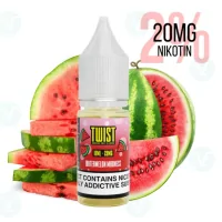 Twist E-Liquids - Watermelon Madness Nicsalt 20mg/mlTwist E-Liquids - Watermelon Madness Nicsalt 20mg/mlGeschmack: Twist E-Liquids - Watermelon Madness Nicsalt 20mg/ml (2%)&nbsp;bietet dir den erfrischenden Geschmack saftiger Wassermelone in einer perfekten Kombination mit einer Nikotinstärke von 20mg/ml (2%). Ideal für Dampfer, die eine intensive Nikotinzufuhr suchen und dabei nicht auf den einzigartigen Fruchtgeschmack verzichten möchten 50% VG 50% PGErfrischender Wassermelonengeschmack, der den ganzen Tag über überzeugt.Hohe Nikotinstärke von 20mg/ml (2%) für schnellen Nikotinkick und langanhaltende Zufriedenheit.Hochwertige Verarbeitung von DV Brands Daddy's Vapor für ein sicheres Dampferlebnis.Optimale Wahl für Umsteiger und Raucher, die den Umstieg auf Vaping suchen.16575Twisted Lollies5,50&nbsp;CHFsmoke-shop.ch5,50&nbsp;CHF