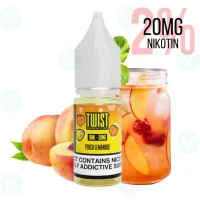 Twist E-Liquids - Peach Lemonade Nicsalt 20mg/mlTwist E-Liquids - Peach Lemonade Nicsalt 20mg/mlGeschmack: Erlebe mit dem Twist E-Liquids - Peach Lemonade Nicsalt (20mg/ml) ein unverwechselbares Geschmackserlebnis. Der süß-fruchtige Pfirsich trifft auf eine spritzige Limonade, während der hohe Nicsalt-Anteil einen sanften Throat-Hit bietet. Ideal für Dampfer, die sowohl Geschmack als auch eine starke Nikotindosis suchen. 50% VG 50% PG20mg/ml Nicsalt für einen kraftvollen Nikotin-Kick.Fruchtig-süßer Pfirsichgeschmack kombiniert mit spritziger Limonade.Perfekt für Pod-Systeme und kleinere E-Zigaretten.16577Twisted Lollies5,50&nbsp;CHFsmoke-shop.ch5,50&nbsp;CHF
