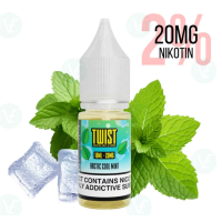 Twist E-Liquids - Artic Cool Mint Nicsalt 20mg/mlTwist E-Liquids - Artic Cool Mint Nicsalt 20mg/mlGeschmack: Twist E-Liquids – Artic Cool Mint Nicsalt 20mg/ml (2%) bietet dir ein einzigartiges Dampferlebnis mit einer ausgewogenen Nikotinstärke von 20mg. Die Nicsalt-Formel sorgt für eine schnelle Nikotinaufnahme und ein sanftes, kratzfreies Gefühl im Hals. Ideal für Einsteiger und erfahrene Dampfer, die einen klaren, angenehmen Dampfgenuss suchen 50% VG 50% PGSanfte und schnelle Nikotinaufnahme dank Nicsalt-TechnologieWeicher, angenehmer Dampf ohne Kratzen im HalsPraktische 10ml Flasche für einfaches Nachfüllen unterwegsIdeal für Einsteiger und erfahrene Dampfer gleichermaßenHochwertige Inhaltsstoffe für ein unvergessliches Dampferlebnis16579Twisted Lollies - UK Shortfill5,90 CHFsmoke-shop.ch5,90 CHF