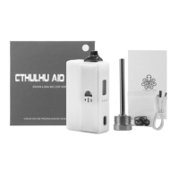 Cthulhu RBA AIO 2 DNA80C White Delrin - Cthulhu ModCthulhu Mods stellt die zweite Version seiner beliebten Boro-kompatiblen AIO vor, die mit einer eleganten weißen Delrin-Oberfläche und dem berühmten DNA80C-Chipsatz von Evolv ausgestattet ist.Funktioniert mit einem 18650-Akku (nicht im Lieferumfang enthalten).Die Leistung kann von 1 bis 80 Watt eingestellt werden.Leistungsstarker und zuverlässiger Evolv DNA80C Chipsatz, der über das Escribe-Tool vollständig angepasst werden kann.RBA-Tank Tree mit einer Kapazität von 5,5ml und Befüllung von vorne.Single Coil Tray ermöglicht ein einfaches Anbringen der Vorrichtungen.Airflow einstellbar über 7 austauschbare Pins (1.0, 1.2, 1.6, 2.0, 2.5, 3.0 und 3.4mm), perfekt für RDL- bis DL-Züge.Verstellbarer positiver Pin, um auf alle Boro-Tanks passen zu können.Kompatibel mit allen RBA-Brücken.Vollständig aus weißem, maschinell hergestelltem Delrin gefertigt.Klares, gut lesbares OLED-Display.16587CTHULHU MOD - BORO AIO159,90 CHFsmoke-shop.ch159,90 CHF