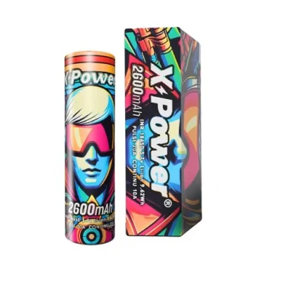 Accu 18650 30A 2600mAh - X PowerLieferumfang: 1x Accu 18650 30A 2600mAh - X PowerKapazität: 2600mAh.Flacher positiver Pol.Nennspannung: 3.7 Volt.Maximale Ladespannung: 4.2 Volt.Maximaler Entladestrom (CDM): 30A.Kontinuierlicher Entladestrom (CDC): 20A. 16590X- Power Batterien6,50 CHFsmoke-shop.ch6,50 CHF Accu 18650 30A 2600mAh - X PowerLieferumfang: 1x Accu 18650 30A 2600mAh - X PowerKapazität: 2600mAh.Flacher positiver Pol.Nennspannung: 3.7 Volt.Maximale Ladespannung: 4.2 Volt.Maximaler Entladestrom (CDM): 30A.Kontinuierlicher Entladestrom (CDC): 20A. 16590X- Power Batterien6,50 CHFsmoke-shop.ch6,50 CHF