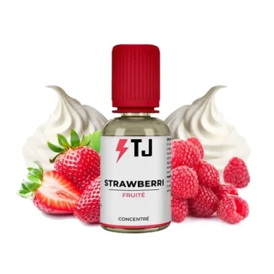 Strawberri - Aroma - High Voltage 30ml von T-Juice GB (DIY)Lieferumfang: 1x Strawberri - Aroma - High Voltage 30ml von T-Juice GB (DIY)Geschmack: Eine ultraleckere Mischung aus Erdbeere, Himbeere und Sahne, die für Liebhaber von fruchtigen und zugleich leckeren Liquids entwickelt wurde.Aroma nicht Pur dampfen!Marke T-JuiceLand GroßbritannienGeschmack Fruchtig &amp; GourmandVerpackung PE-Flasche 30ml mit kindersicherem VerschlussInhalt 30mlSteep Time 3 WochenEmpfohlene Dosierung 10% bis 15%.16591t-juice logo11,50&nbsp;CHFsmoke-shop.ch11,50&nbsp;CHF