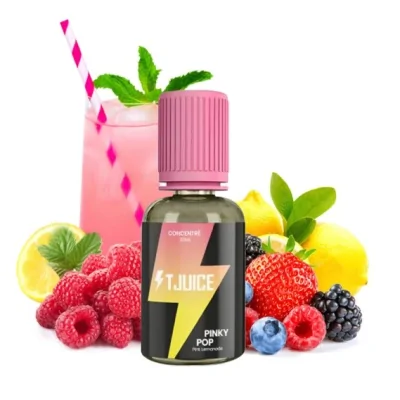 Pinky Pop - Aroma - High Voltage 30ml von T-Juice GB (DIY)Lieferumfang: 1x Pinky Pop - Aroma - High Voltage 30ml von T-Juice GB (DIY)Geschmack: Eine Mischung aus Zitrusfrüchten und Grapefruit, die von Zitrone dominiert wird, begleitet von einer frischen, spritzigen Limonade.Aroma nicht Pur dampfen!Marke T-JuiceLand GroßbritannienGeschmack Drink &amp; FruchtigVerpackung PE-Flasche 30ml mit kindersicherem VerschlussInhalt 30mlSteep Time 3 WochenEmpfohlene Dosierung 10%-15%.16598t-juice logo11,50 CHFsmoke-shop.ch11,50 CHF