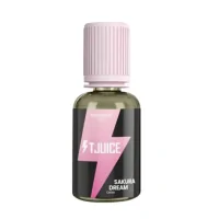 Sakura Dream - Aroma - High Voltage 30ml von T-Juice GB (DIY)Lieferumfang: 1x Sakura Dream - Aroma - High Voltage 30ml von T-Juice GB (DIY)Geschmack: Eine zarte und wohlschmeckende japanische Kirsche, die an die Süße von Kirschblüten erinnert. Subtile Vanillenoten runden dieses raffinierte und bezaubernde Erlebnis ab.Aroma nicht Pur dampfen!Marke T-JuiceLand GroßbritannienGeschmack Drink &amp; FruchtigVerpackung PE-Flasche 30ml mit kindersicherem VerschlussInhalt 30mlSteep Time 3 WochenEmpfohlene Dosierung 10%-15%.16600t-juice logo11,50 CHFsmoke-shop.ch11,50 CHF