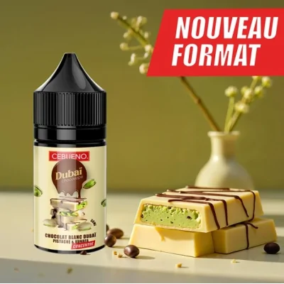 Dubai Chocovape White 30ml - Cebueno Aroma (DIY)Die authentische weiße Schokolade aus Dubai! Eine exquisite Fusion aus prächtiger Schokolade und unwiderstehlichem Kunafa, verfeinert durch die knackigen Pistazien. Ein Gourmet-Erlebnis, das Sie sich nicht entgehen lassen sollten!Geschmack: Geschmack: süß wie Schokolade 30ml FlascheAroma (DIY) nie pur dampfen ! 16607CEBUENO - Liquids und Aromen FR13,90 CHFsmoke-shop.ch13,90 CHF