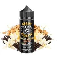 Cuttwood Grand Reserve - Vanilla Custard Tobacco 0mg 100ml ShortfillCuttwood Grand Reserve - Vanilla Custard Tobacco 0mg 100ml ShortfillBeschreibung des ProduktsVanilla Custard Tobacco von Cuttwood Grand Reserve ist eine Tabakmischung.Eine rauchige Tabak Funktionen in der gesamten und wurde ein Dessert-Stil Twist gegeben, mit Noten von glatten und cremigen Vanillepudding, mit einem aromatischen und süßen Vanille, wodurch eine einzigartige Wendung.Vanilla Custard Tobacco e-liquid wird in einer 120ml-Flasche geliefert, die mit 100ml e-liquid gefüllt ist, so dass genug Platz in der Flasche bleibt, um 2 x 10ml Nikotinshots hinzuzufügen. Das Hinzufügen von 2 x 10ml, 18mg Nikotin-Booster verwandelt diese e-Flüssigkeit in eine 120ml Mischung mit einer 3mg Nikotinstärke.Diese E-Liquid ist eine hohe VG-Mischung, mit einem Verhältnis von 70% pflanzlichem Glycerin zu 30% Propylenglykol, was sie perfekt für den Sub-Ohm-Gebrauch macht. Dieses hohe VG-Verhältnis bedeutet, dass Sie einen ausgezeichneten Geschmack und Dampfproduktion erwarten können.14863Cuttwood Liquids15,50 CHFsmoke-shop.ch15,50 CHF