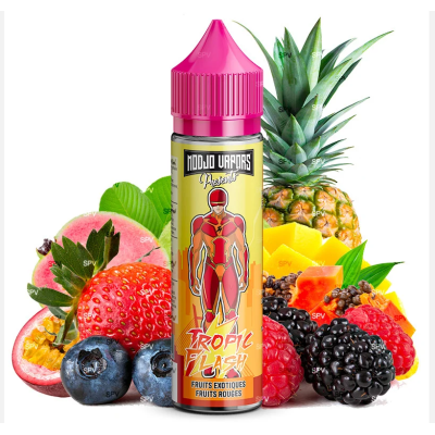 Tropic Flash - 0mg 50ml - Modjo by Liquidarom - ShortfillTropic Flash - 0mg 50ml - Modjo by Liquidarom - Shortfill50ml 50PG | 50VG Fruity Strawberry Kiwi Melon made in France- Geschmack: Exotische Früchte / Rote Früchte- PG/VG-Verhältnis: 50/50- Ohne Wasser, ohne Alkohol- Inhalt: 50ml netto (70ml Flasche)- Garantiert diacetylfrei, parabenfrei, ambroxfrei.- Flakon Chubby Gorilla- Herkunft: Frankreich- Marke : Modjo Vapor - Liquidarom Geschmack:Liquidarom Modjo Vapors ist eine Sammlung von e-Liquids, die in Frankreich vom Labor Liquidarom, einem anerkannten Akteur in der Vaporisationsindustrie, hergestellt werden. Diese e-Liquids sind in 50 ml-Flaschen abgefüllt und haben ein PG/VG-Verhältnis, das je nach Referenz variiert (40/60 oder 50/50 PG/VG). Das Sortiment bietet eine große Vielfalt an Aromen, von fruchtigen Mischungen bis hin zu Gourmetkompositionen, wobei einige Referenzen auch frische Aromen enthalten.16541Liquidarom High Quality French Vapors18,90 CHFsmoke-shop.ch18,90 CHF