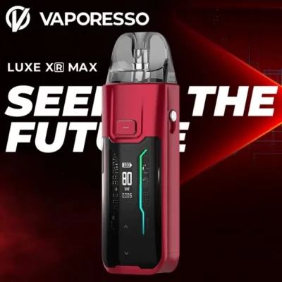 Luxe XR Max 2 Kit - Vaporesso - 3200 mAh - USB C - 80 Watt Podset- vers. FarbenDer Luxe XR Max von Vaporesso, eine echte Referenz in der Welt der Pods, enthüllt hier seine zweite Version.Eingebauter 3200mAh-Akku, der schnell mit 2A über USB-C aufgeladen werden kann.Einstellbare Leistung bis zu 80 Watt, die sich automatisch an den erkannten Widerstand anpasst.Fassungsvermögen von 5ml und Befüllung von unten.Kompatibel mit den Widerständen der GTX-Serie und den Kartuschen der Luxe XR-Serie.Einstellbare Airflow perfekt für MTL- bis DL-Züge.Klares und gut lesbares 0,96" TFT-Display.Tolle Lichteffekte dank der RGB-LEDs rund um den BildschirmAktivierung per Knopfdruck.16619Vaporesso44,90&nbsp;CHFsmoke-shop.ch44,90&nbsp;CHF
