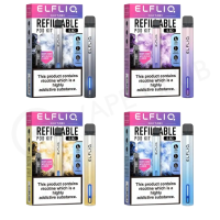 Elfliq Elfa Turbo Vape Kit - Pod Kit - Display 550mAh - USB-C - vers. FarbenDer Elfliq Elfa Turbo ist das perfekte Vape-Kit für alle, die ein kompaktes und einfach zu bedienendes Gerät bevorzugen. Identisch mit dem Elf Bar 600, verfügt dieses wiederaufladbare und nachfüllbare Kit über einen 550mAh eingebauten Akku und einen 2ml Pod für E-Liquid. Genießen Sie ein erfüllendes MTL-Inhalieren, wie bei einer Zigarette, mit minimaler Dampfproduktion.Eigenschaften:550mAh Eingebauter Akku - 3 Lichter zeigen den Batteriestatus an2ml nachfüllbare Pods (kompatibel mit ALLEN Pods der Elfa Serie)Bis zu 600 Züge pro PodGestaltet für MTLInhalieren aktiviertUSB-C Aufladen - schnelles AufladenLieferumfang:1x  ELFA TURBO Basisgerät (550mAh)1x  ELFA TURBO Refillable Pod 0.8Ω (2ml)1x  USB Typ-C Kabel1x  Bedienungsanleitung16623Elf Bar - Disposable Pods12,90 CHFsmoke-shop.ch12,90 CHF