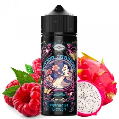 Raspberry Dragon - Potion Curieuse by Curieux - 100 ml in 120 mlRaspberry Dragon - Potion Curieuse by Curieux - 100 ml in 120 ml100ml 40PG | 60VG Fruity Dragon fruit Raspberry made in FranceHinter dem vom Jugendstil inspirierten Flakon verbirgt sich ein fruchtiger Trank, der zugleich zart und bezaubernd ist. Mit Potion Curieuse Raspberry Dragon Fruit liefert Curieux die perfekte Mischung aus spritziger Himbeere und exotischer Drachenfrucht. Eine lebendige Mischung, die sanft, blumig und dezent süß ist - jeder Zug entführt Sie in eine geschmackvolle Welt.Fassungsvermögen (ml)100mlPG/VG-Verhältnis oder Vegetol40PG | 60VGGeschmacksrichtungenSüßAromenBlaubeere TraubeNikotingehalt in mg/ml0 mgFreies Volumen für Nikotinshots in ml20mlArt der InhalationRDL, DTLHerstellungslandmade in France16653Curieux22,00 CHFsmoke-shop.ch22,00 CHF