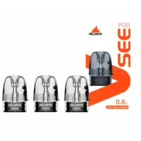 Ersatz-Kartusche - VSEE One 0.6/0.8 Ohm - 2ml (3 Pods) - HellvapeErsatz-Kartusche - VSEE One 0.6/0.8 Ohm - 2ml (3 Pods) - HellvapeErsatzkartuschen für den Pod VSEE One von Hellvape.2ml Fassungsvermögen und seitliche Befüllung.Eingebaute Netzspule.Erhältlich in zwei Werten: 0.6ohm (RDL) oder 0.8ohm (MTL).Verkauft in Packungen von 3pcs.14013Hellvape9,90&nbsp;CHFsmoke-shop.ch9,90&nbsp;CHF