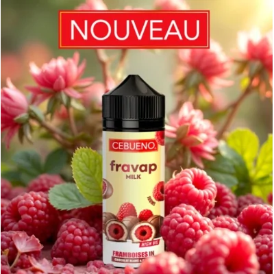 Fravap - 0mg 100ml - Cebueno - ShortfillFravap - 0mg 100ml - Cebueno - ShortfillEine köstliche Himbeere, umhüllt von zarter weißer und Milchschokolade, die ein reichhaltiges, süßes und intensives Genusserlebnis bietet.Marque CebuenoPays FranceSaveur GourmandeRatio PG/VG 50/50Conditionnement Flacon PE 60ml avec bouchon sécurité enfantContenance 100mlDosage de nicotine 0mg16718CEBUENO - Liquids und Aromen FR19,90 CHFsmoke-shop.ch19,90 CHF