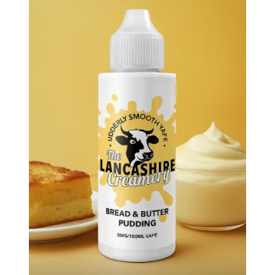 The Lancashire Creamery - Bread & Butter Pudding - 0mg 100ml ShortfilThe Lancashire Creamery - Bread &amp; Butter Pudding - 0mg 100ml Shortfil70% | 30% VG / PGDessert: Milch Butter, Pudding16520The Lancashire Creamery - UK24,90 CHFsmoke-shop.ch24,90 CHF